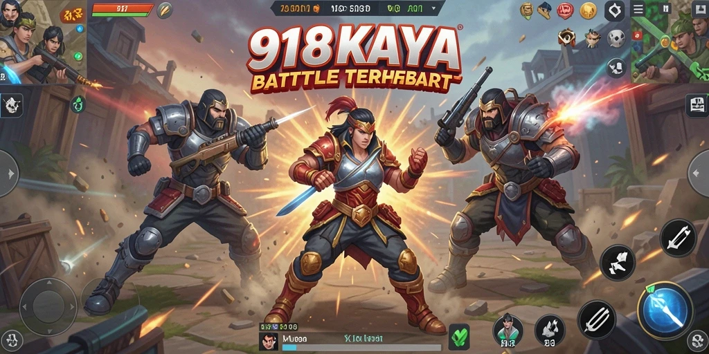 Gameplay epik dalam pertempuran Battle Royale yang mendebarkan.