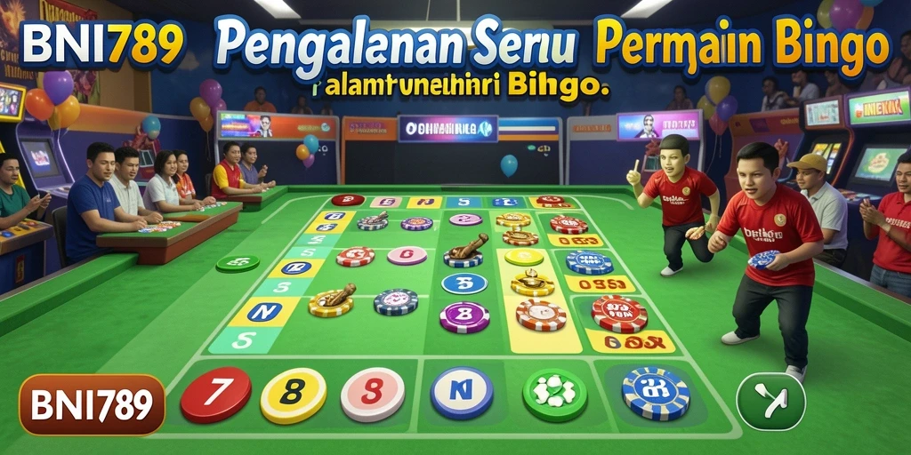 Tampilan menarik dari gameplay Bingo di BNI789.