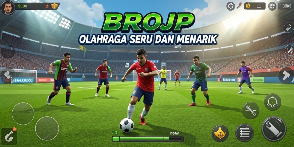 Tampilan menarik dari gameplay BROJP yang penuh aksi.