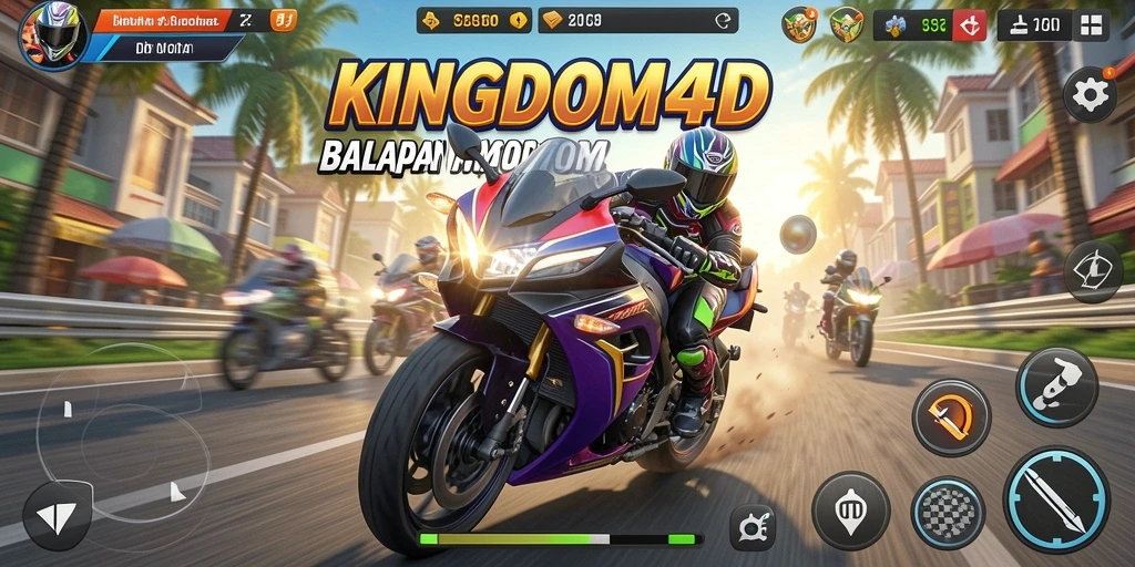 Tampilan balapan menegangkan di KINGDOM4D.