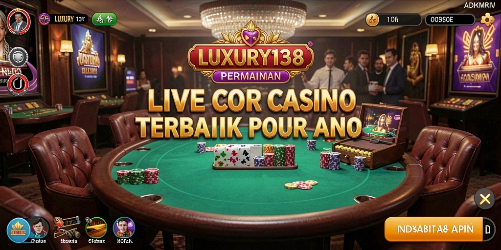 Tampilan gameplay yang mendebarkan dari LUXURY138 Live Casino.