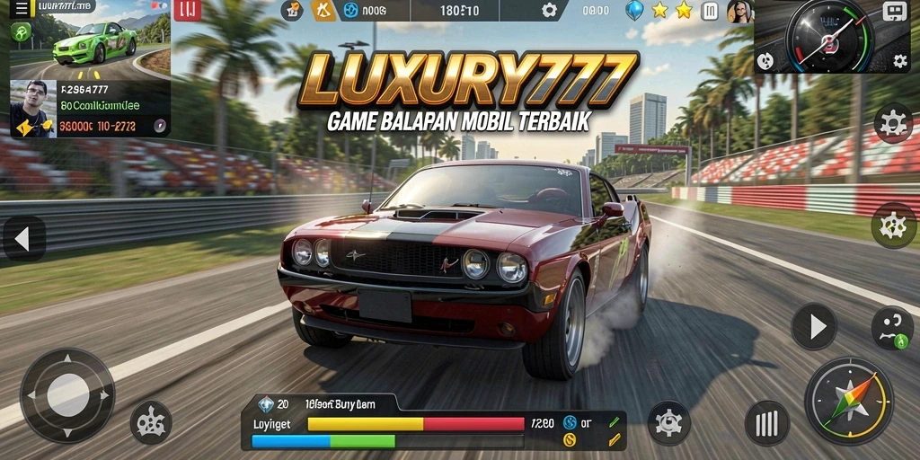 Tampilan gameplay LUXURY777 yang menegangkan dan penuh adrenalin.