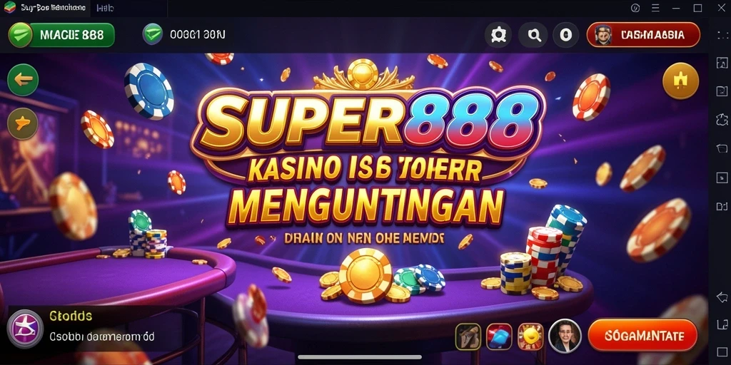 Tampilan permainan Kasino SUPER88 yang seru dan menarik.