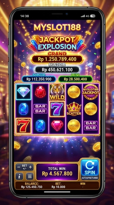 Tampilan antarmuka pengguna myslot188 yang nyaman dan modern.